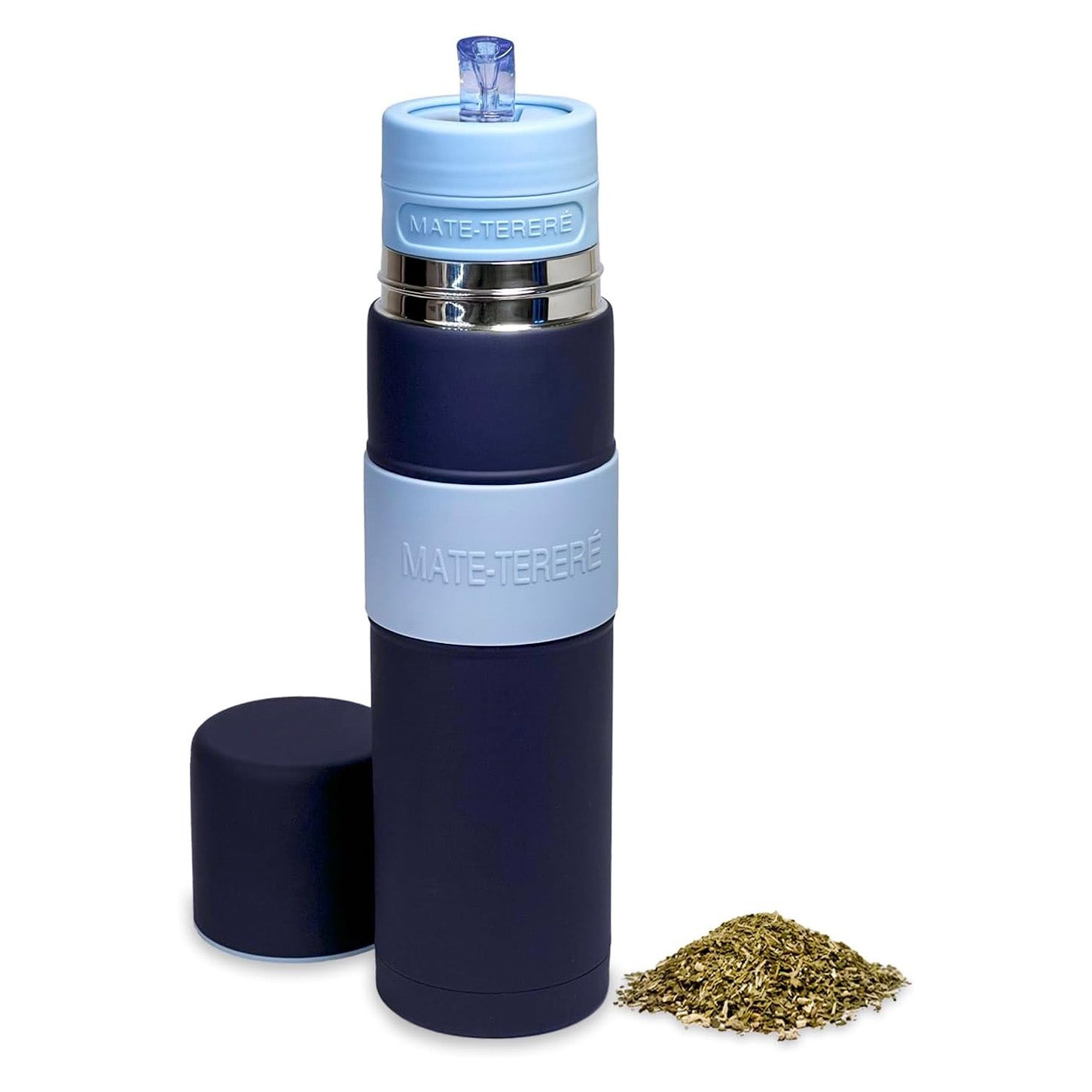 Termo Autocebante Mate Terere Listo Acero Inoxidable 750ml