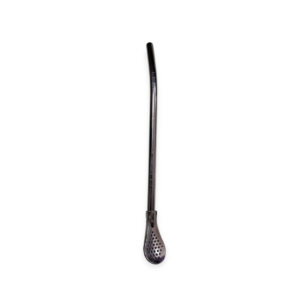 Bombilla Mate Terere Acero Inoxidable Redonda 18cm