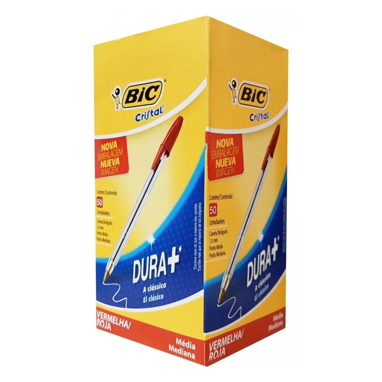 Lapicera Bic Cristal Boligrafo Birome X 50 Unidades Color De