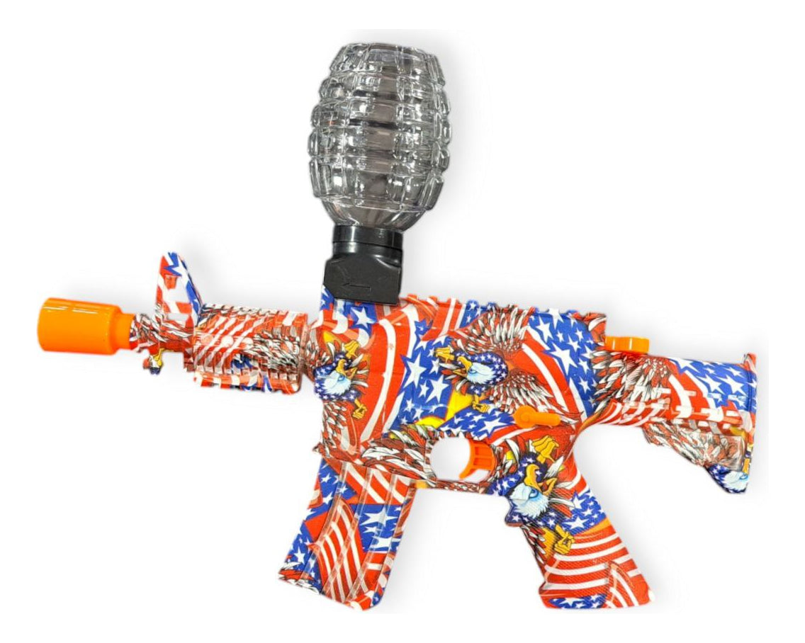 Arma M416 Ametralladora Automatica Balas Hidrogel A Bateria