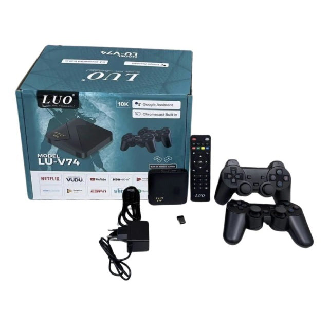 Tv Box Android Streaming Convertidor De Smart Tv Con Juegos