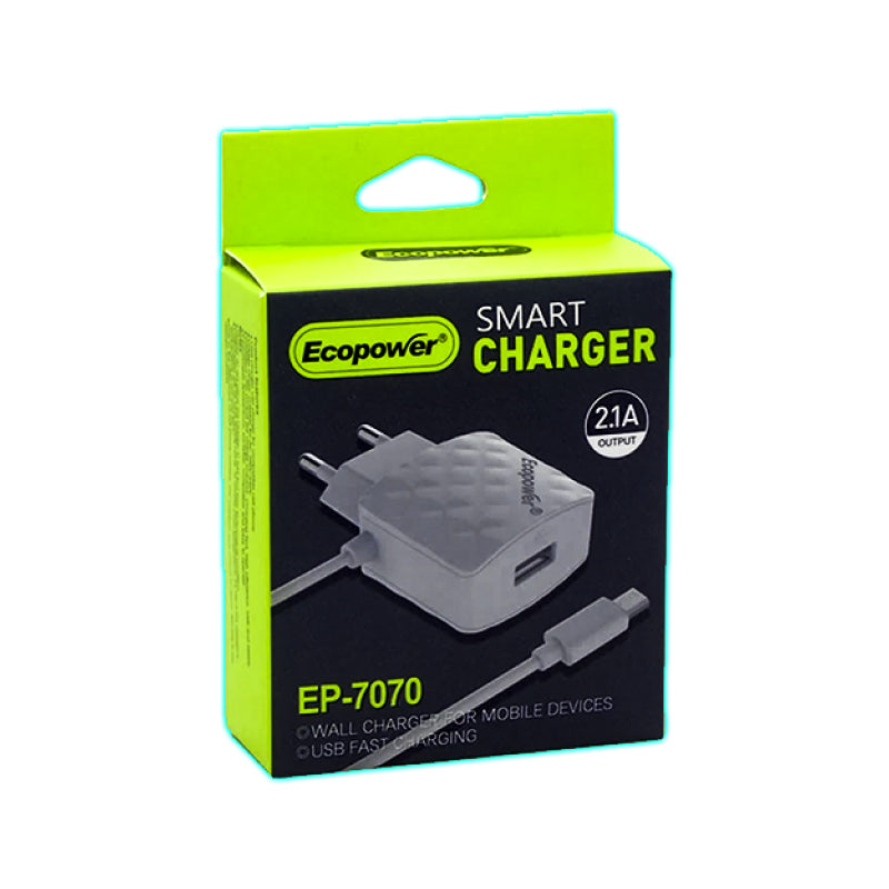 Cargador Pared Rapido Usb Micro V8 2.1a