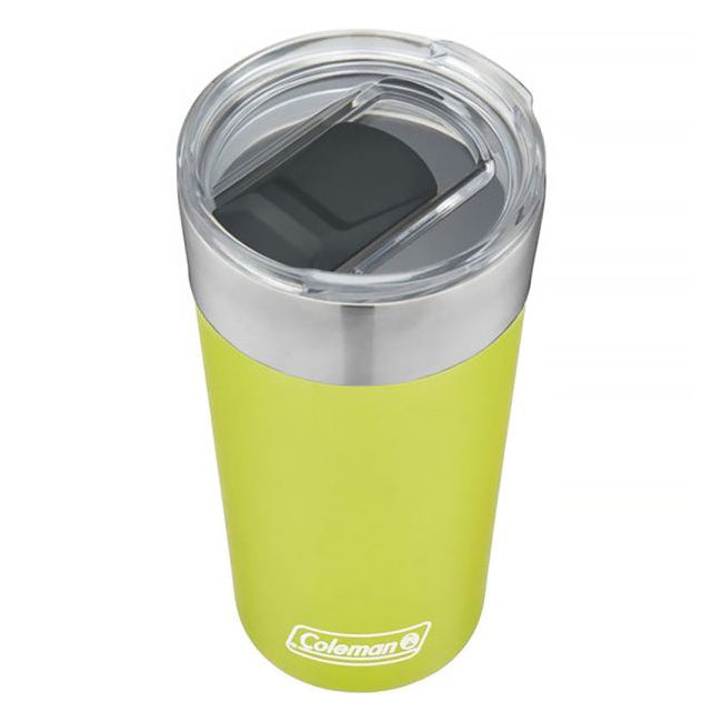 Vaso Termico Coleman Acero Inoxidable Brew 600 Ml Verde Fluo