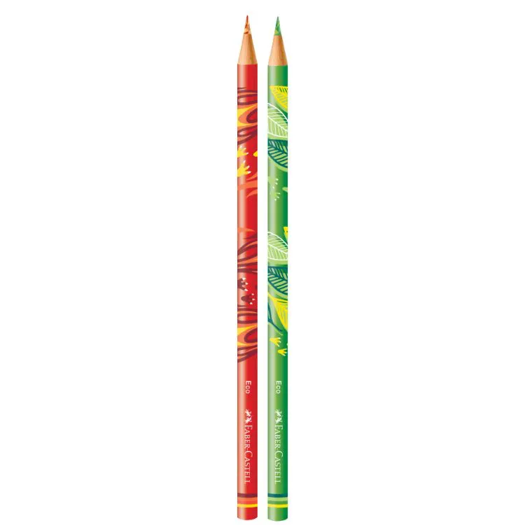 Lapices De Colores Mezclados Dinosaurios Faber Castell 12+2