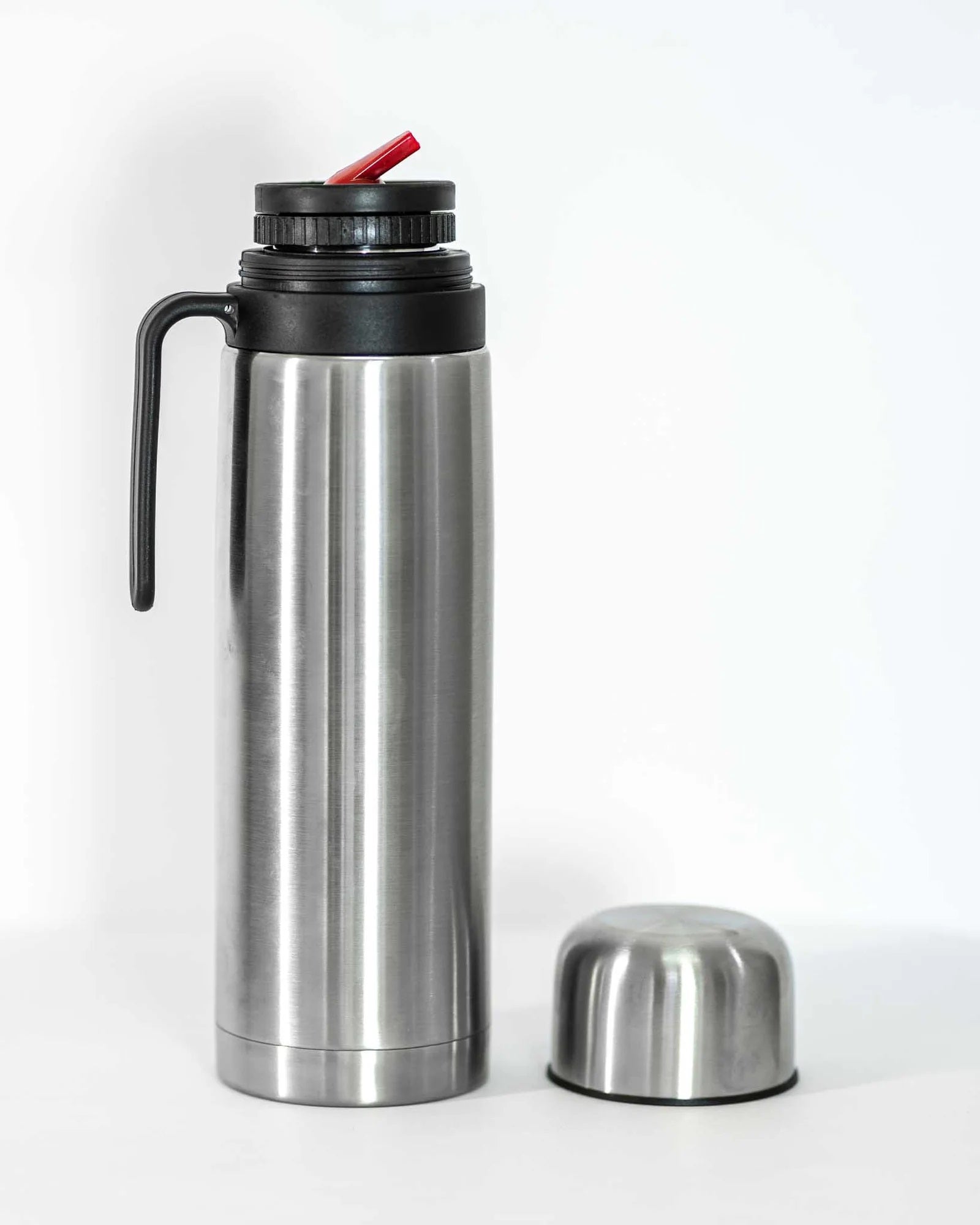 Termo 1 L Media Manija Pico Matero Acero Inox Doble Capa