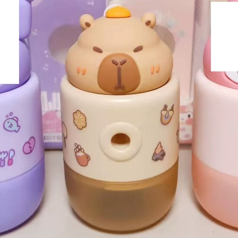 Sacapuntas Escritorio Capybara 3d Kawaii Manivela Manija