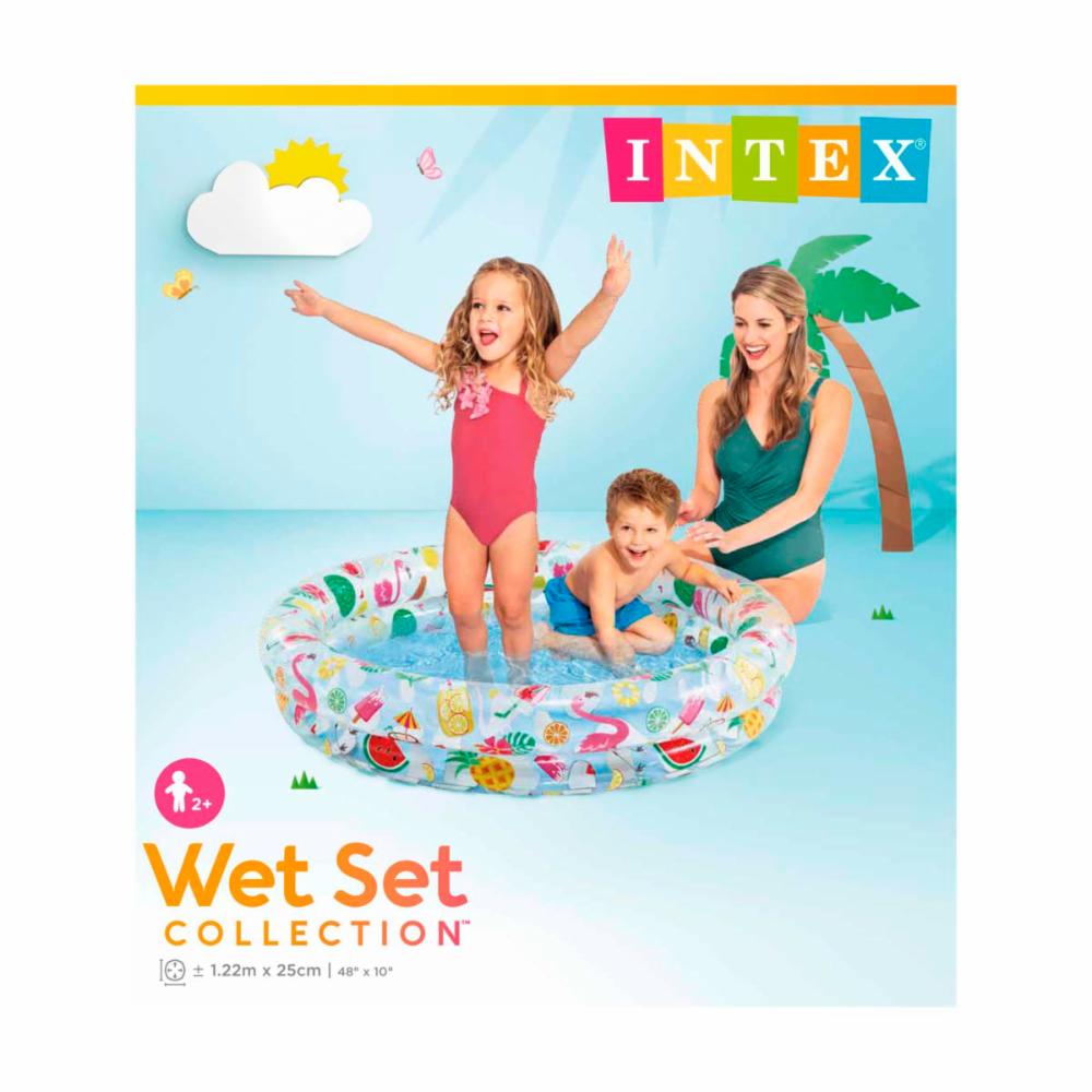 Pileta Inflable Infantil Stargaze Para Niños Intex 114 Lts