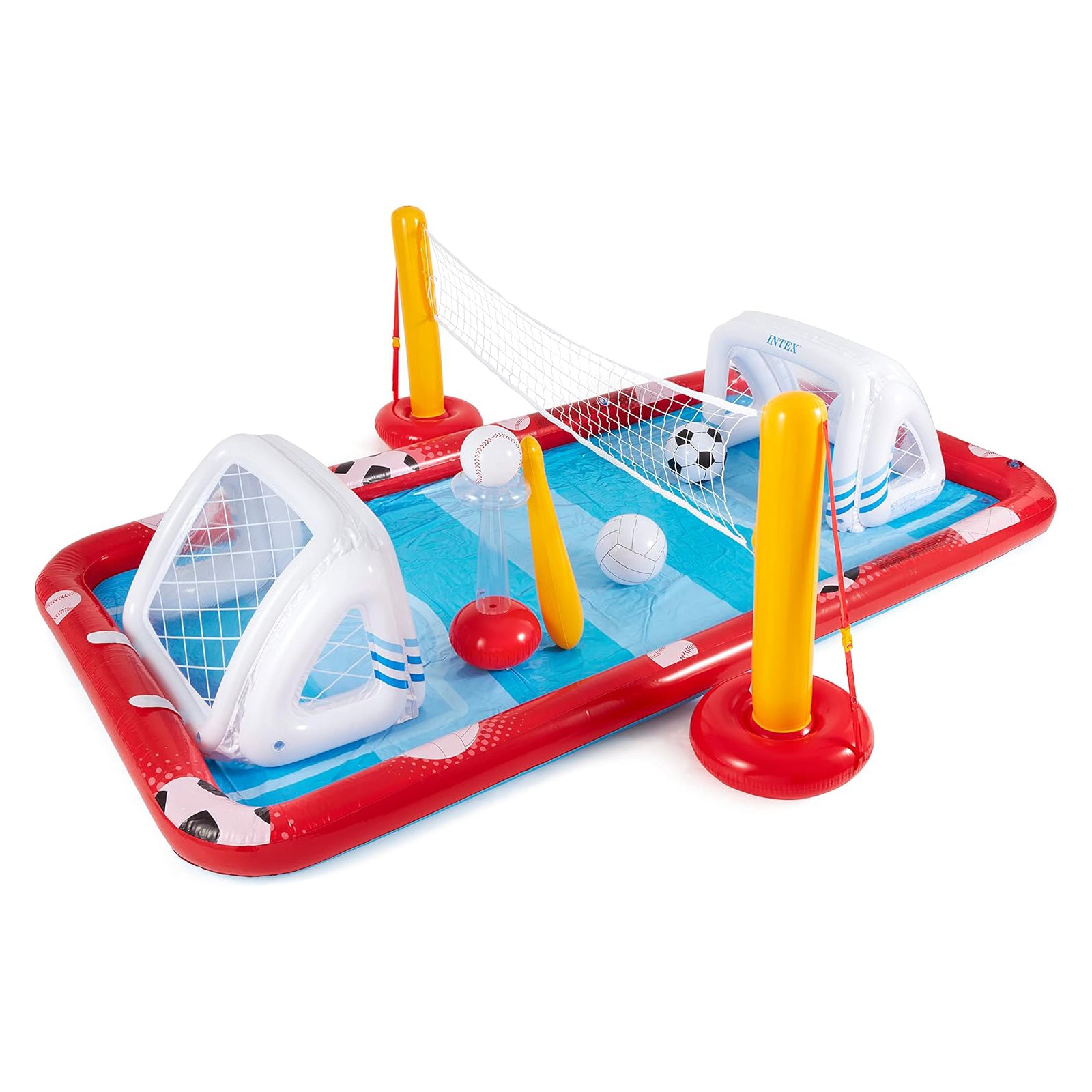 Playcenter Pileta Inflable Infantil Juegos Voley Futbol Beis