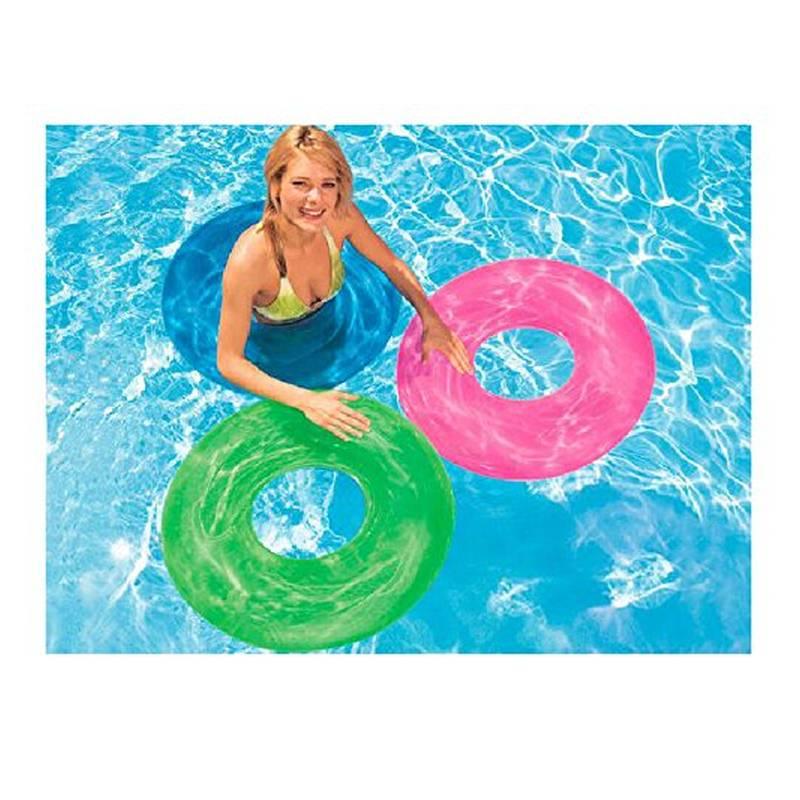 Inflable Salvavidas Intex Nuevos Modelos Redondos Perlados