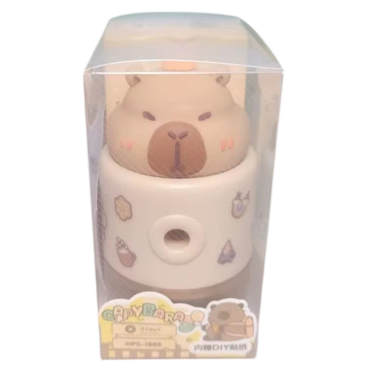 Sacapuntas Escritorio Capybara 3d Kawaii Manivela Manija