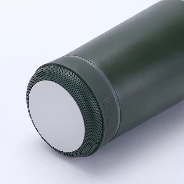 Vaso Térmico Parlante Bluetooth Luces Y Abre Botellas 473ml