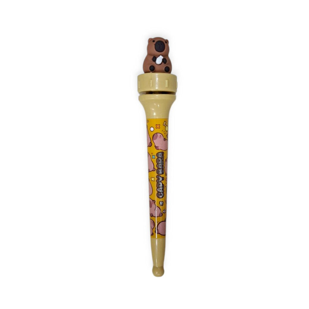 Lapicera Capybara Carpincho Cartoon Rotate Pen