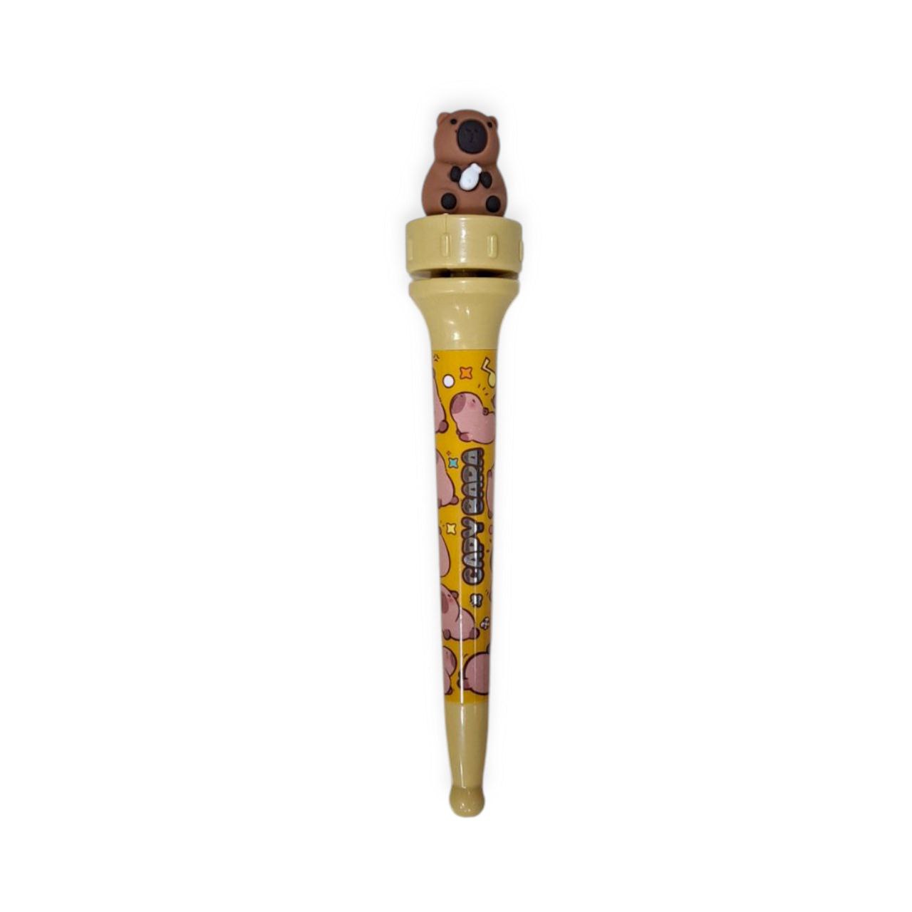 Lapicera Capybara Carpincho Cartoon Rotate Pen
