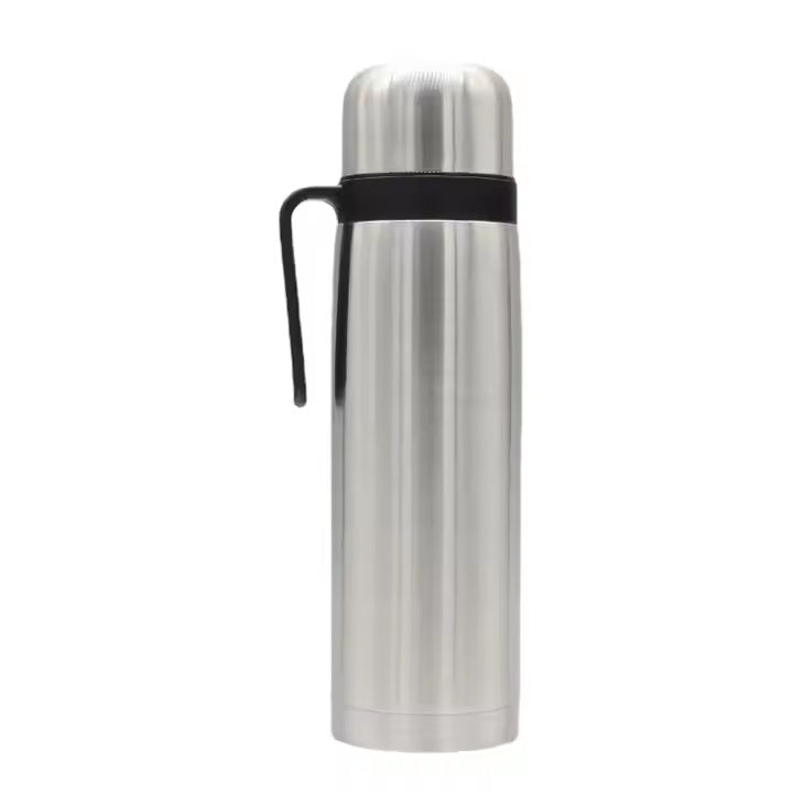 Termo 1 L Media Manija Pico Matero Acero Inox Doble Capa