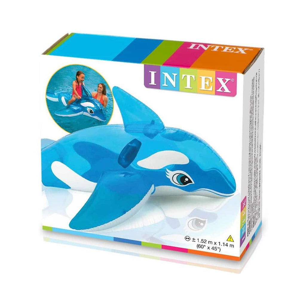 Inflable De Orca Ballena Flotador Intex Infantil 152x114 Cm