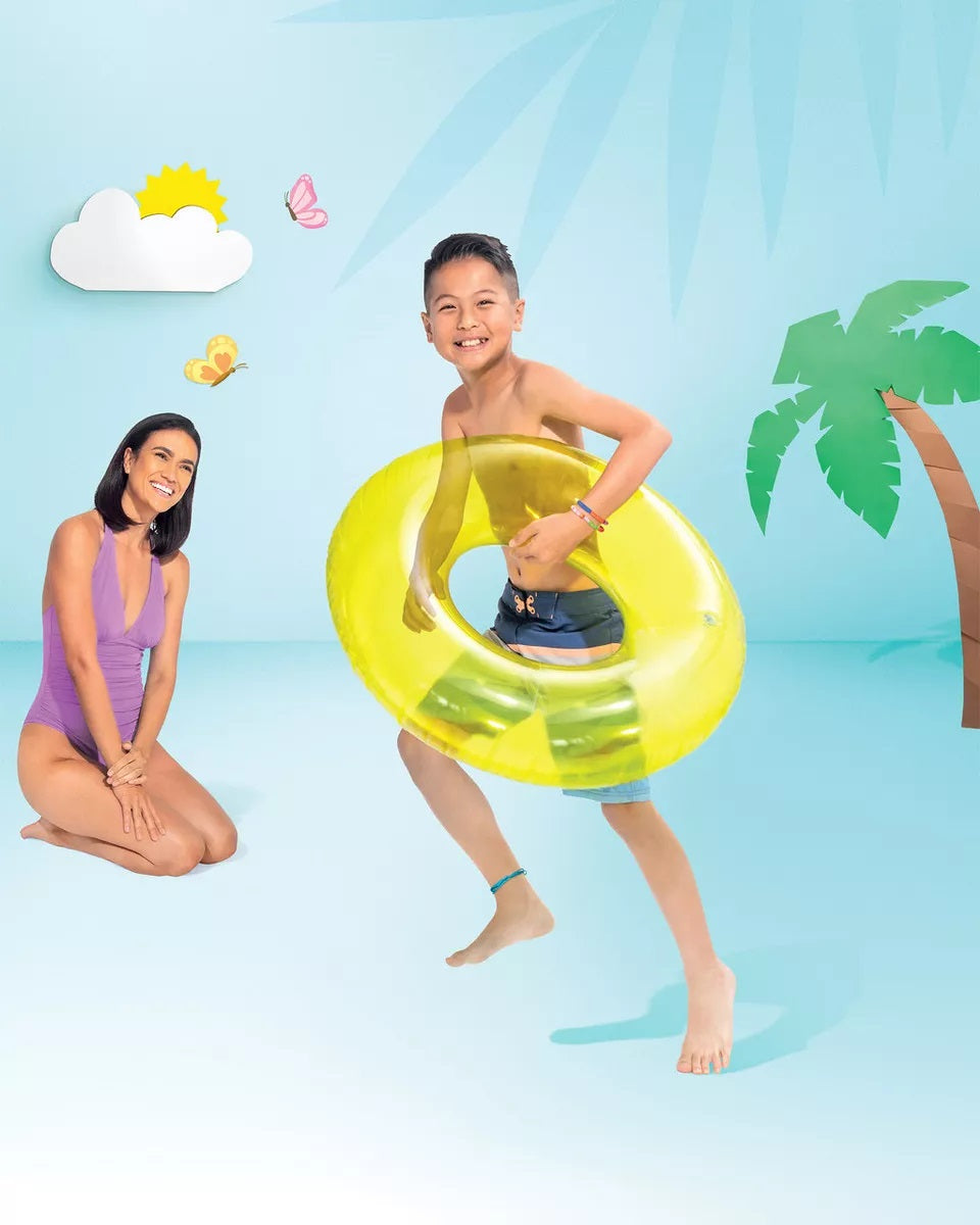Inflable Salvavidas Intex Nuevos Modelos Redondos Perlados