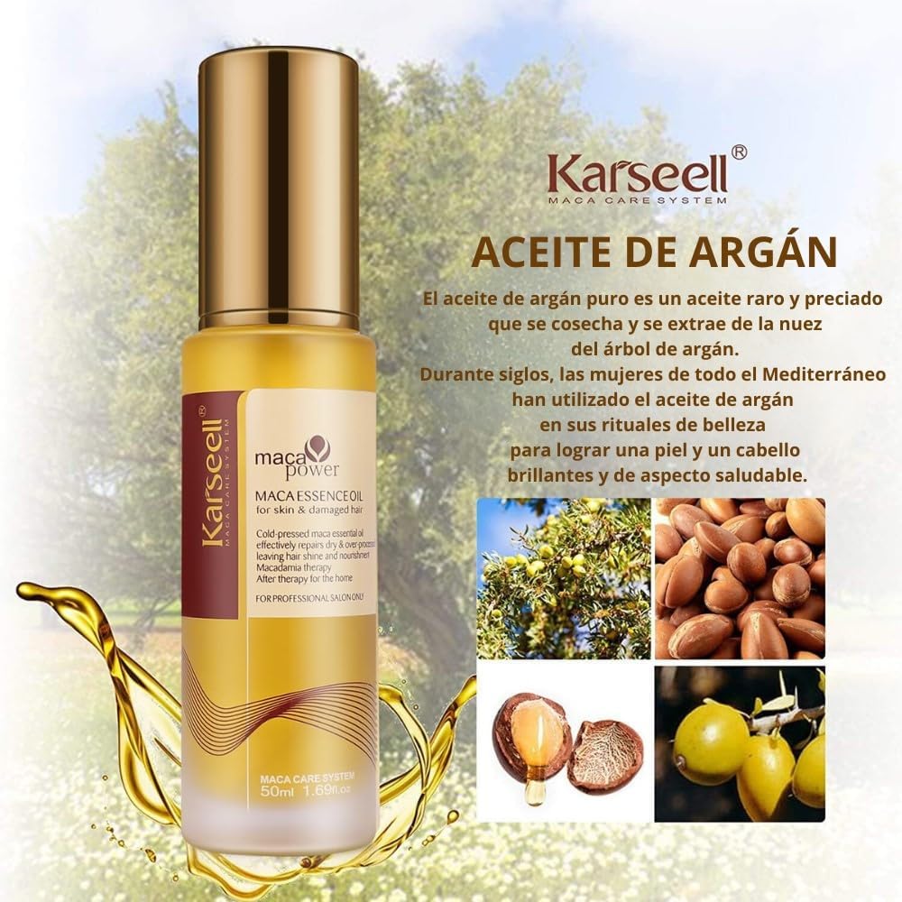 Óleo Aceite Karseell Regenerador De Puntas Abiertas Original