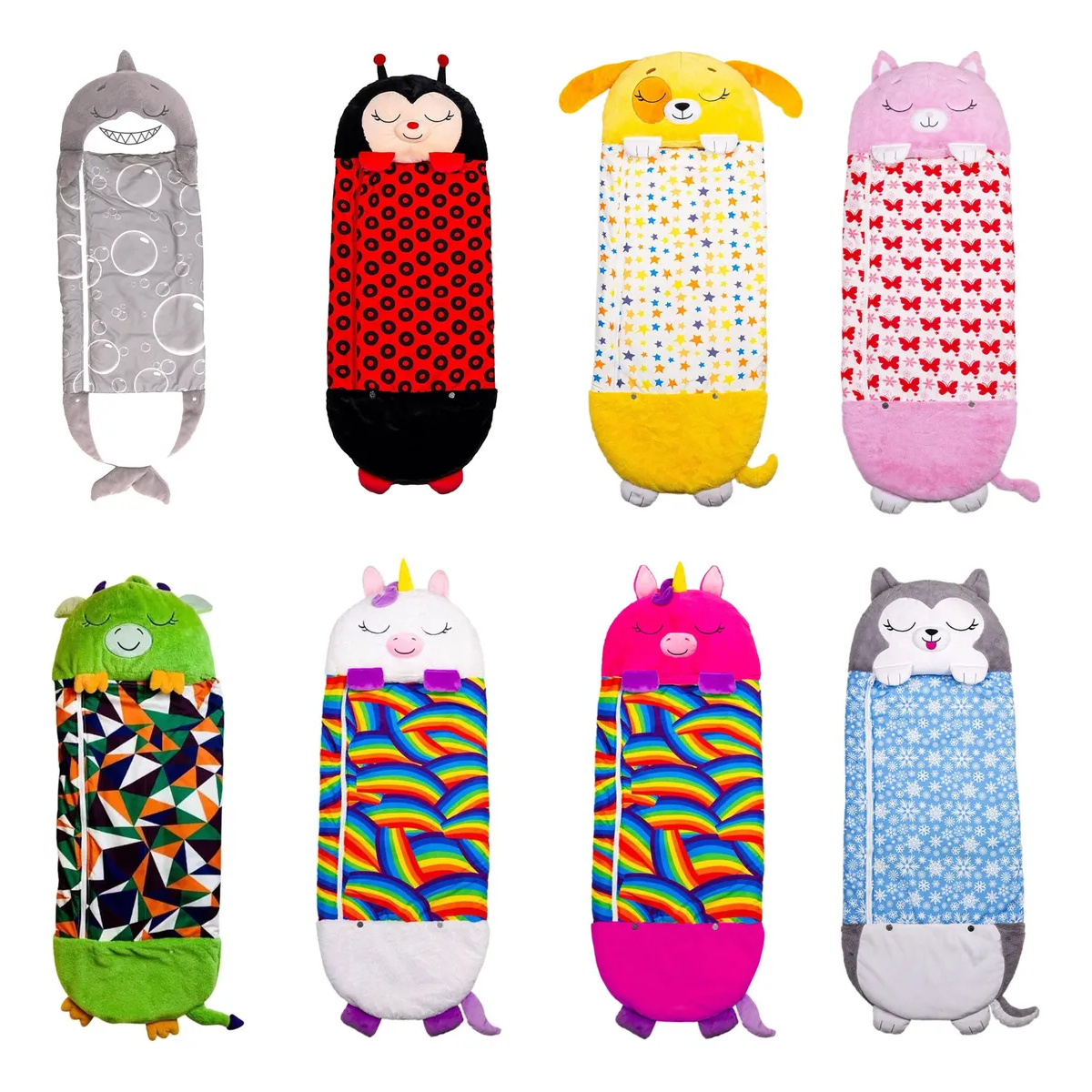 Bolsa De Dormir Happy Nappers Niños Peluche Almohada Talle M