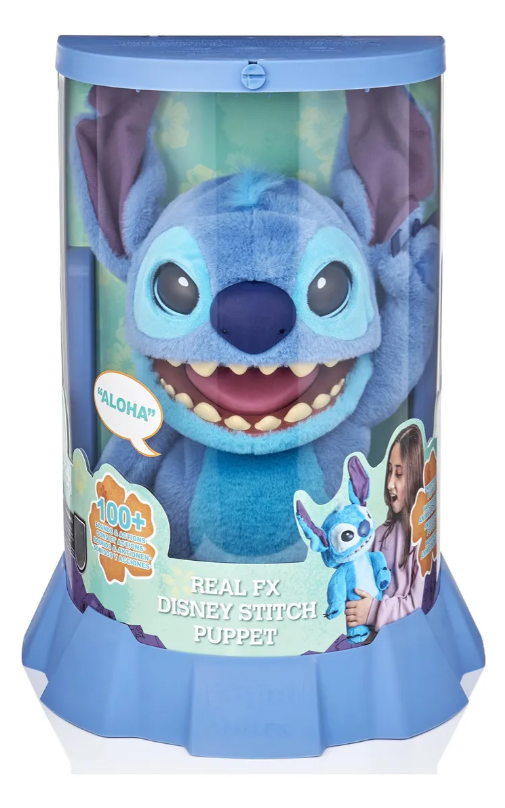 Uau! Cosas: Real Fx Disney Stitch Puppet - Peluche Animatronic