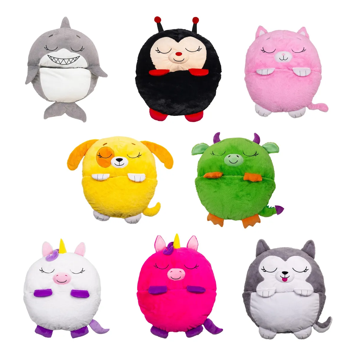 Bolsa De Dormir Happy Nappers Niños Peluche Almohada Talle M