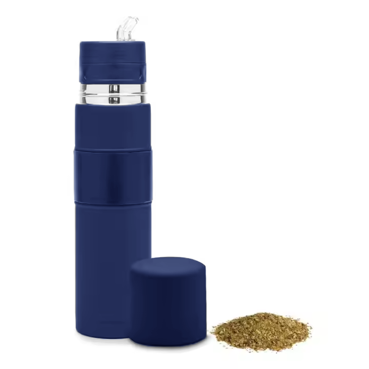 Termo Autocebante Mate Terere Listo Acero Inoxidable 750ml