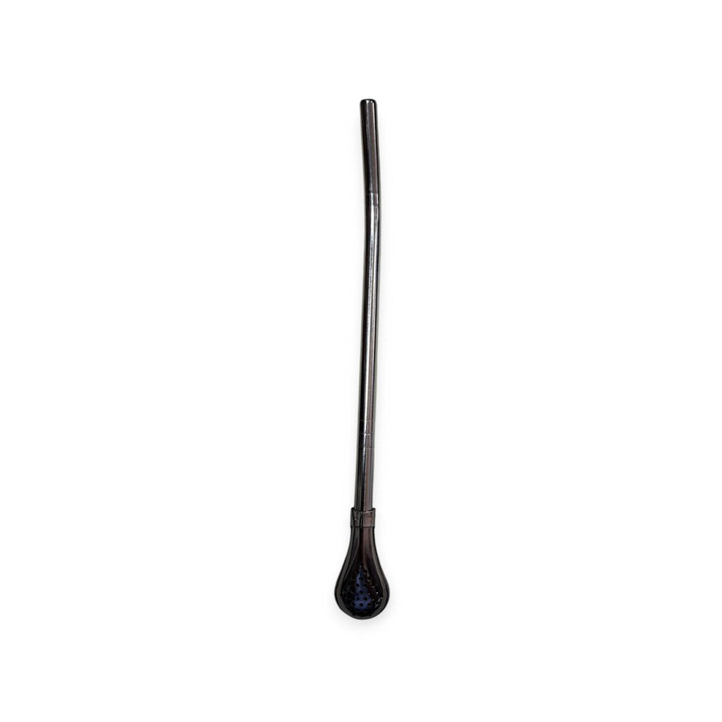 Bombilla Mate Terere Acero Inoxidable Redonda 18cm