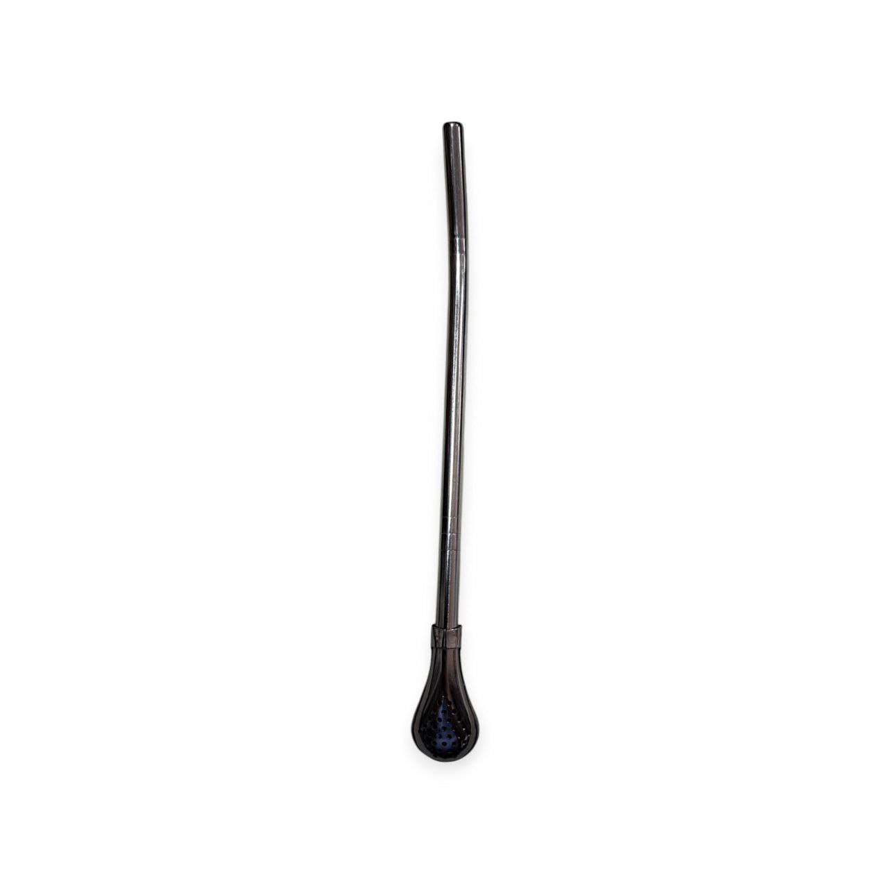 Bombilla Mate Terere Acero Inoxidable Redonda 18cm