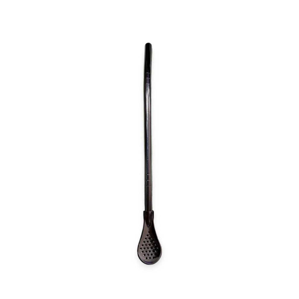 Bombilla Mate Terere Acero Inoxidable Redonda 18cm