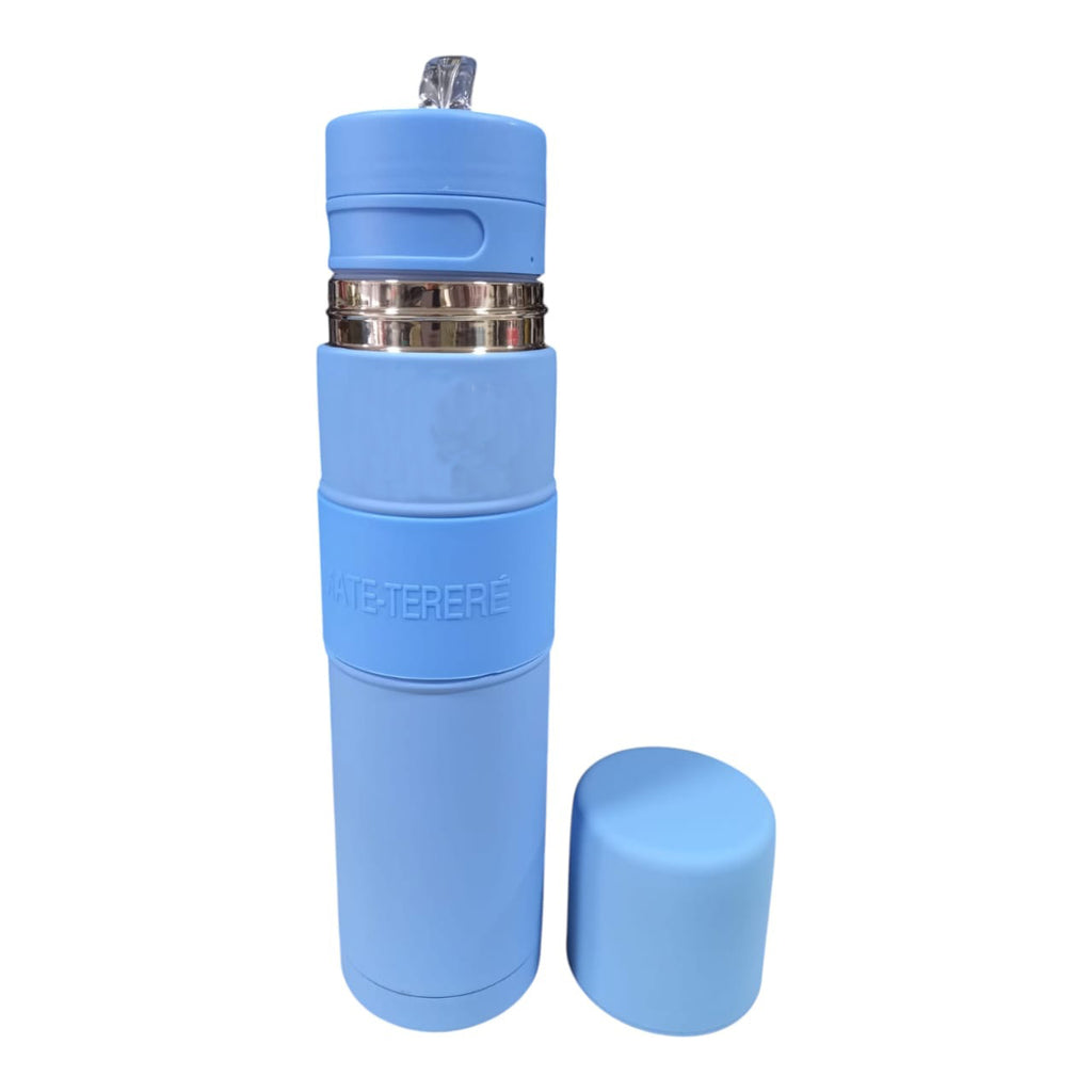 Termo Autocebante Mate Terere Listo Acero Inoxidable 750ml