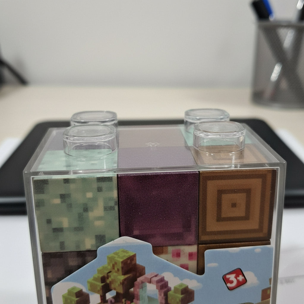 Cubos Magneticos Caja Crista Bloque 27 Piezas Minecraft Iman