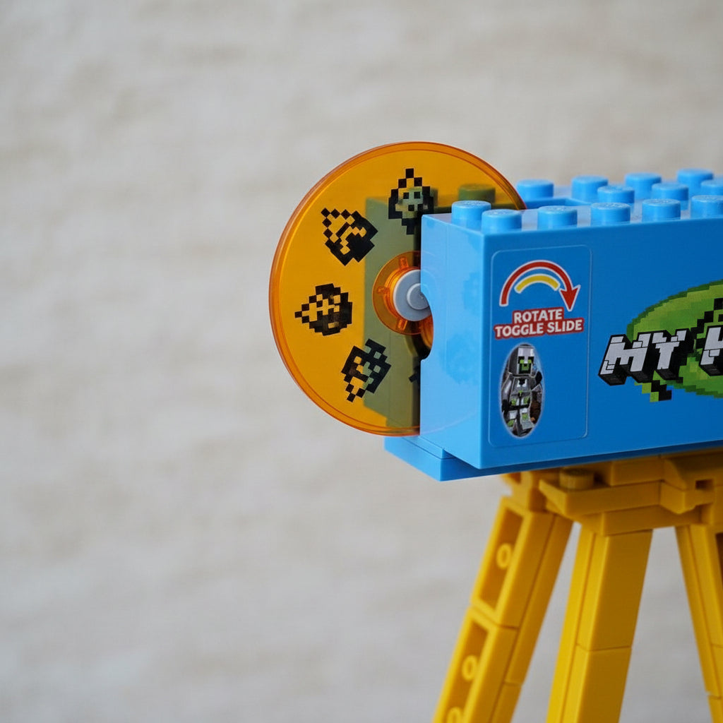 My World Minecraft Gt-128 621 Piezas Luz Colores Park