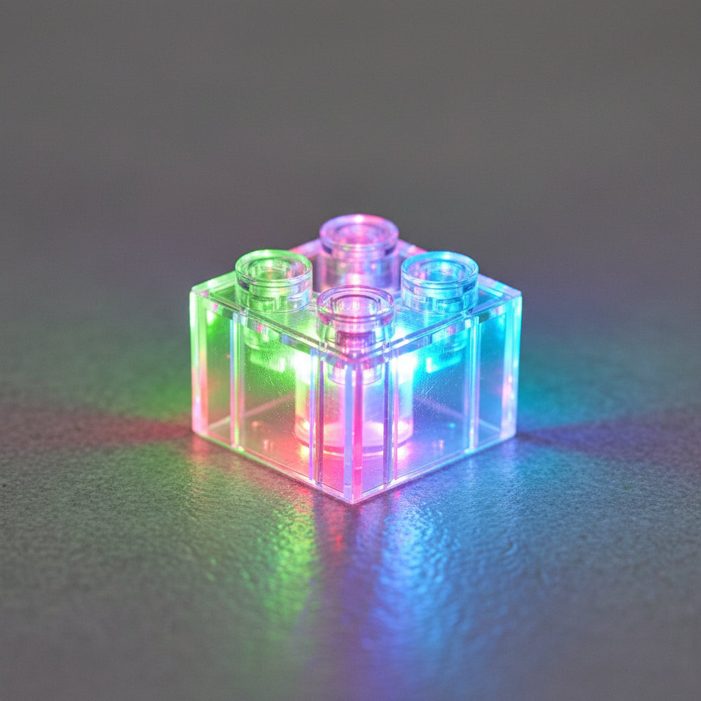 My World Minecraft Gt-120 350 Piezas Luz Colores