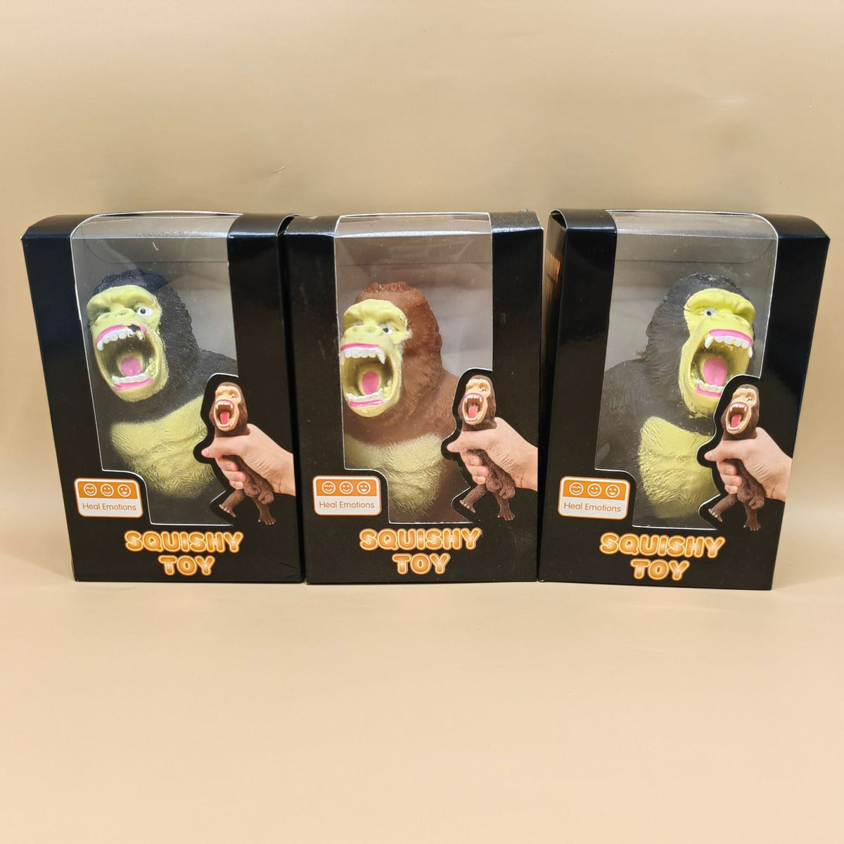 Squishy Antiestrés Gorila Suave Arenoso Estirable Tiktok