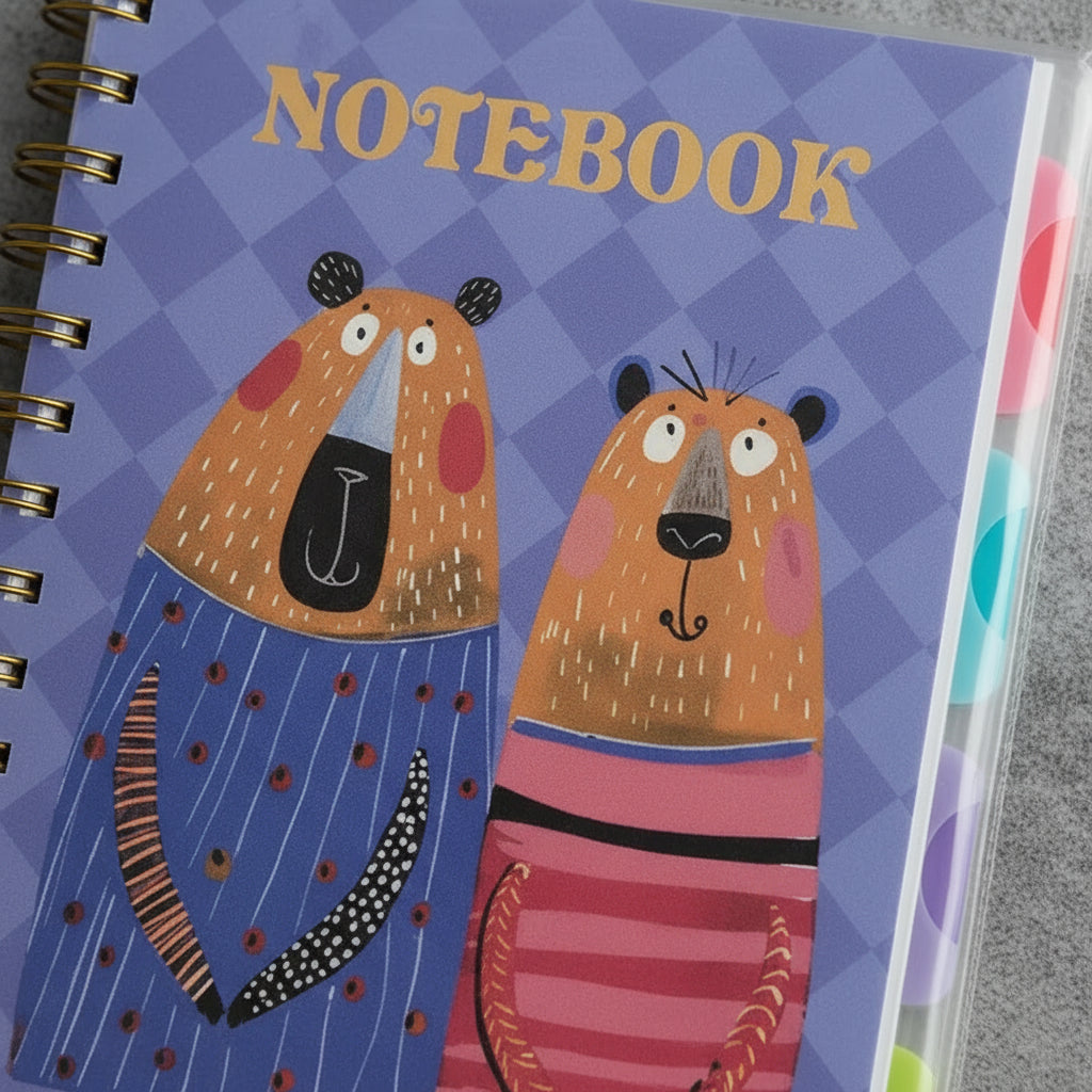 Agenda Cuaderno Anillado Capybara Con Separadores