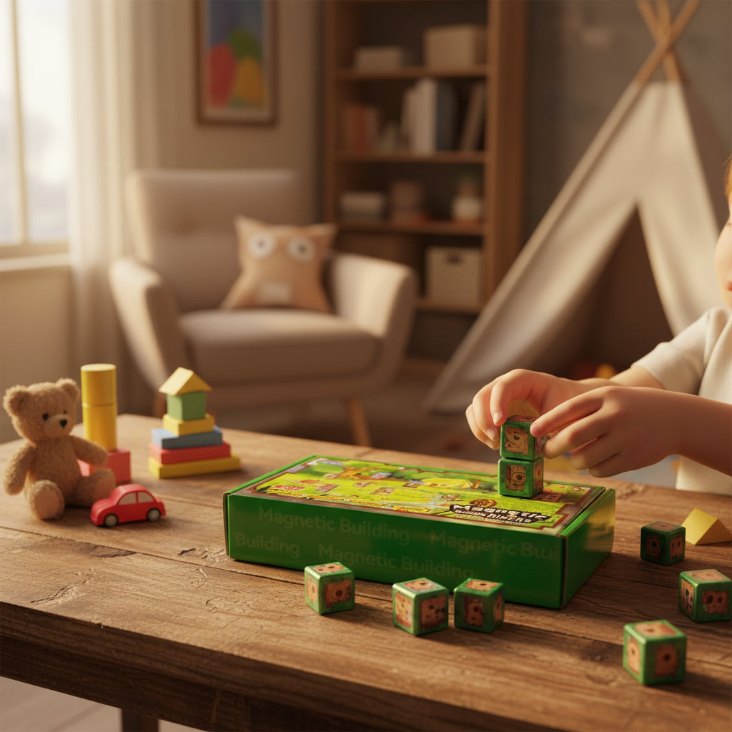 Cubos Magneticos Caja 50 Piezas Iman Capybara Brainrot