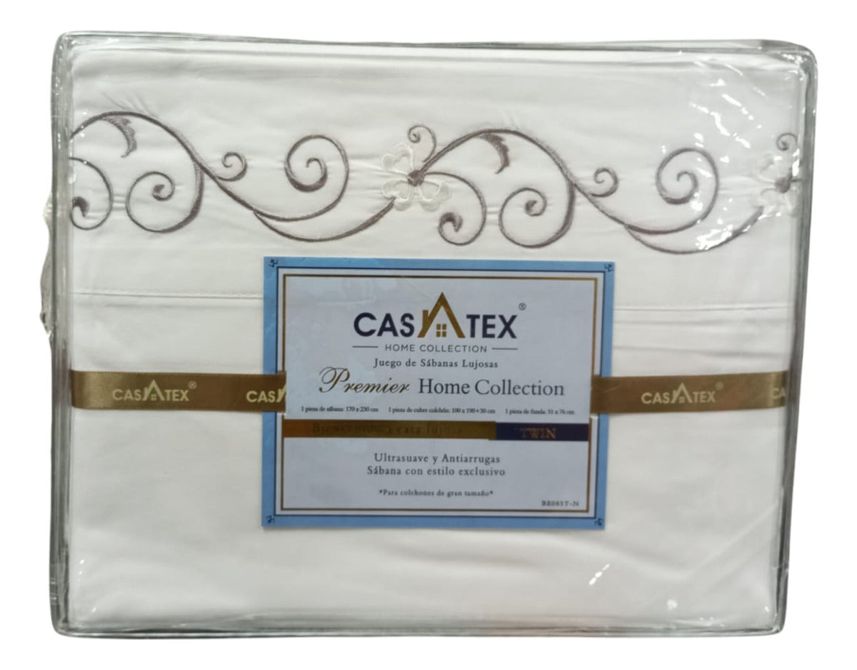 Juego De Sabanas Premium Twin Size 1 Plaza Y Media Casatex