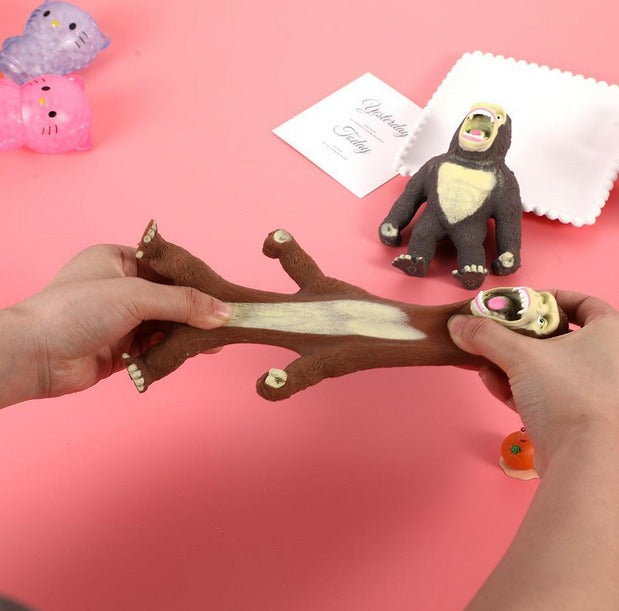 Squishy Antiestrés Gorila Suave Arenoso Estirable Tiktok