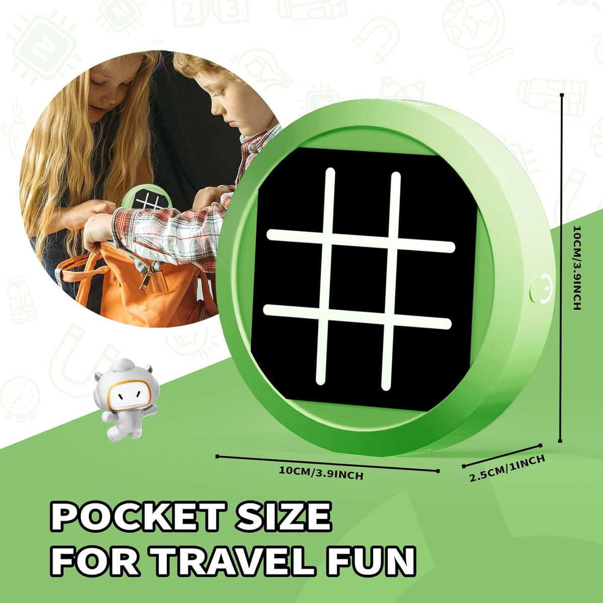 Juego Electrónico Consola Tateti Digital Atencion Memoria