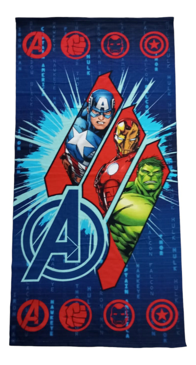 Toallon Infantil Disney Marvel De Microfibra Premium 70x140