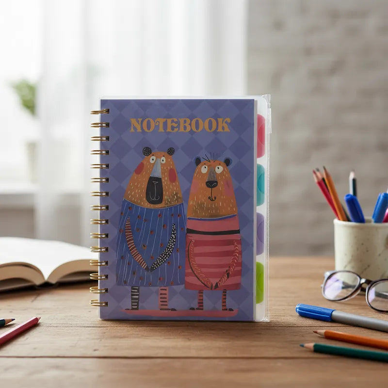 Agenda Cuaderno Anillado Capybara Con Separadores