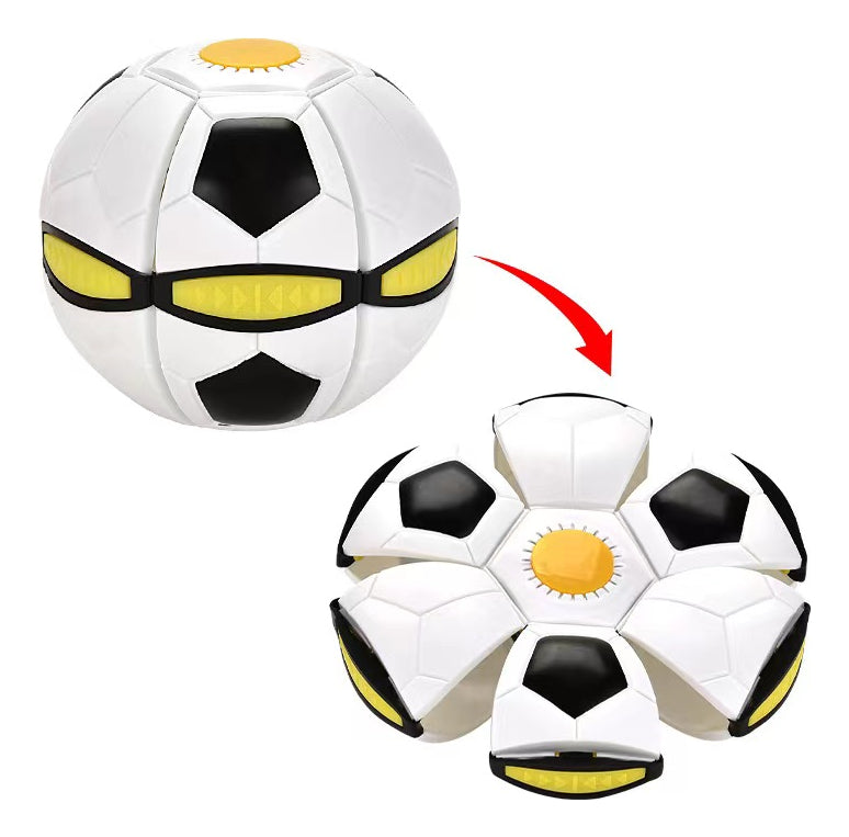 Pelota Disco Frisbee Se Transforma En Pelota Con Luz Regalo