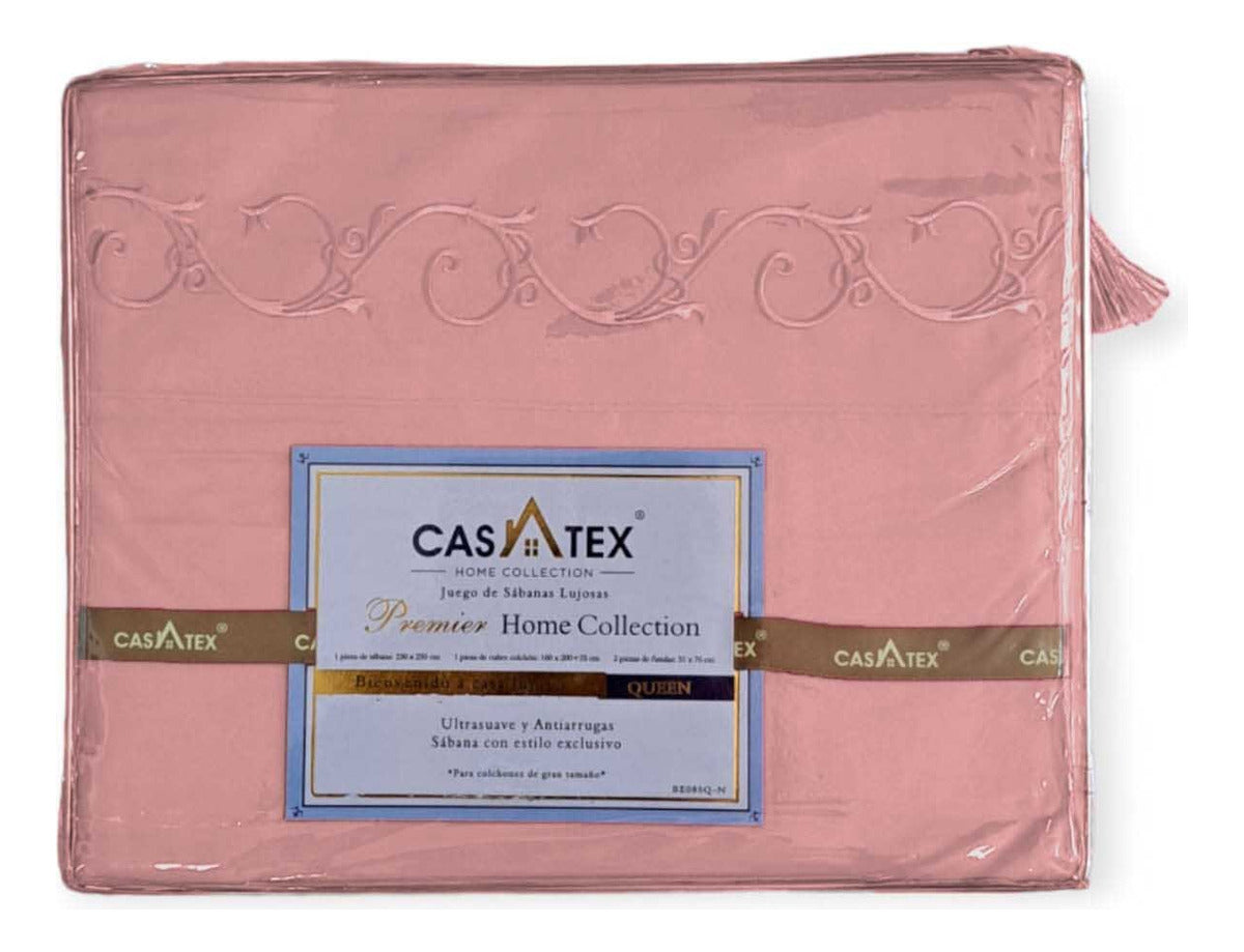 Juego De Sabanas Premium Queen Size 2 Plazas Y Media Casatex