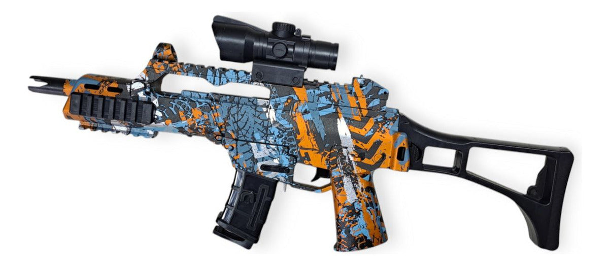 Arma M416 Ametralladora Automatica Balas Hidrogel A Bateria