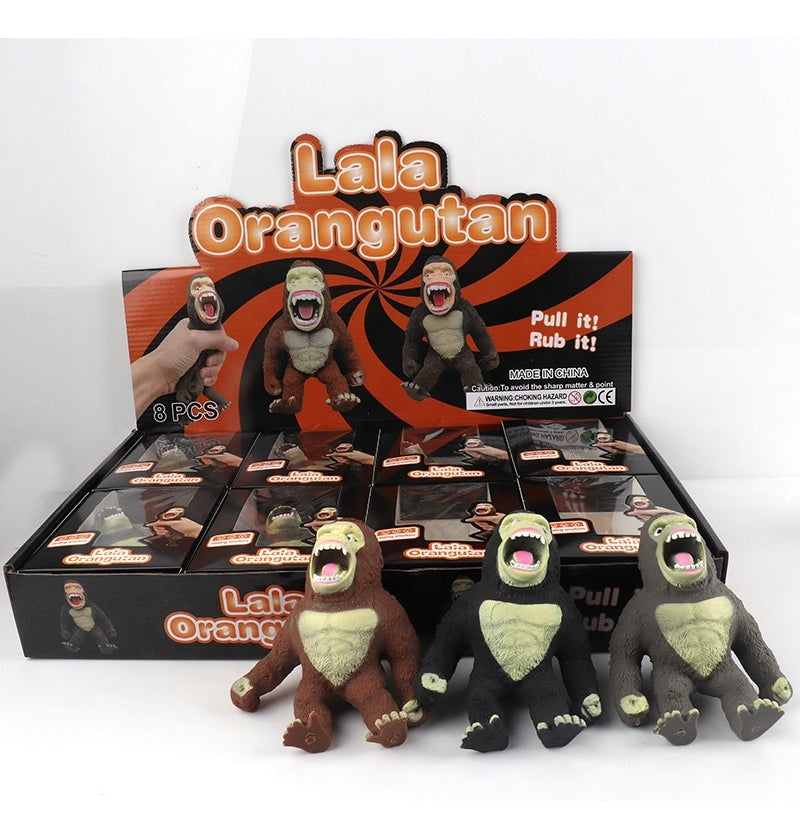 Squishy Antiestrés Gorila Suave Arenoso Estirable Tiktok