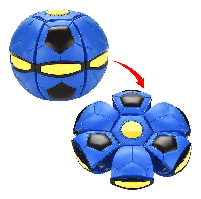 Pelota Disco Frisbee Se Transforma En Pelota Con Luz Regalo