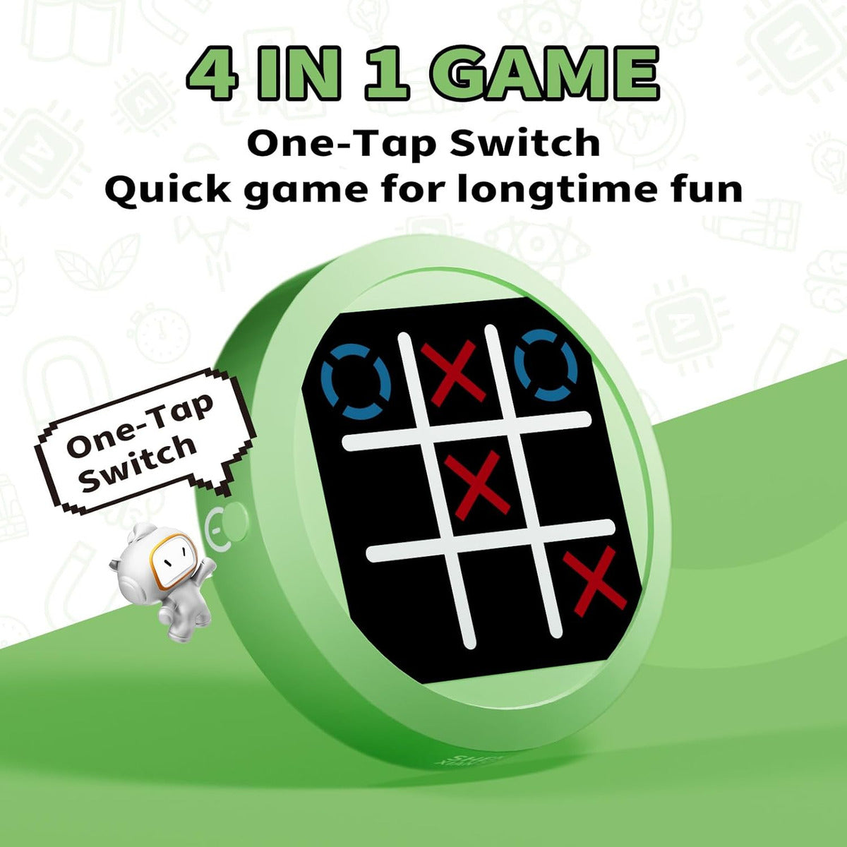 Juego Electrónico Consola Tateti Digital Atencion Memoria