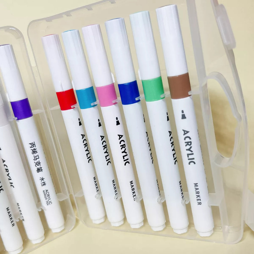 Marcadores Acrílicos Profesional Loro X24 Unidades Valija