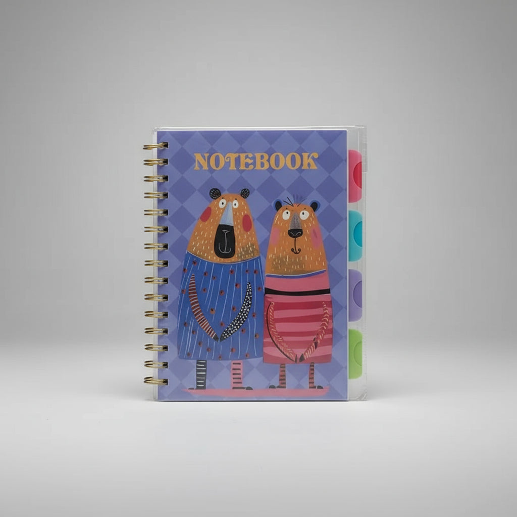 Agenda Cuaderno Anillado Capybara Con Separadores