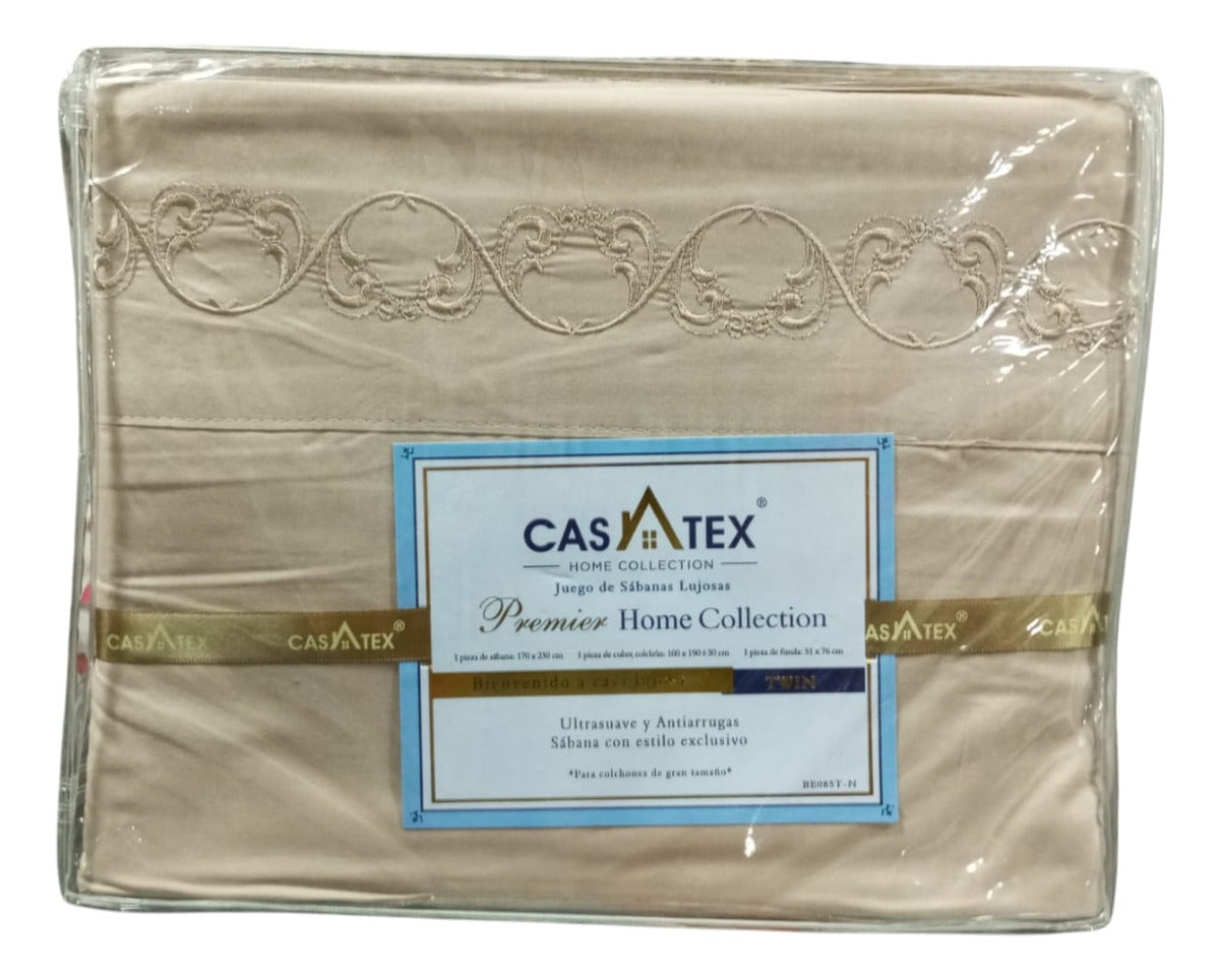 Juego De Sabanas Premium Twin Size 1 Plaza Y Media Casatex