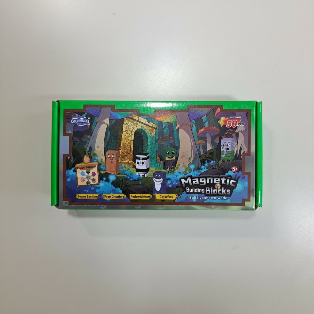 Cubos Magneticos Caja 50 Piezas Iman Capybara Brainrot